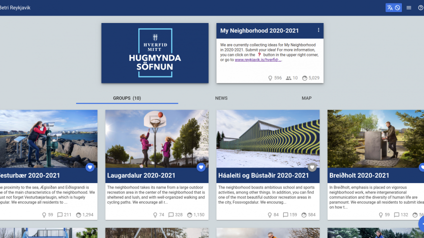 Participatory budgeting in Reykjavik